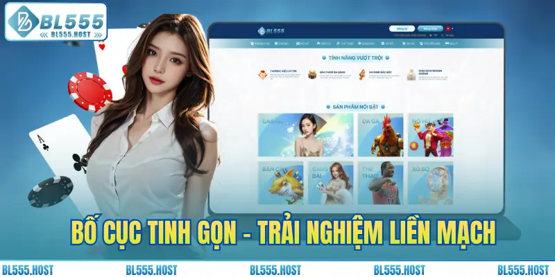 Bố cục tinh gọn - Trải nghiệm liền mạch trên mọi thiết bị