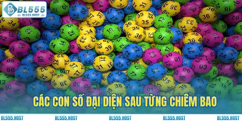 Các con số đại diện sau từng chiêm bao