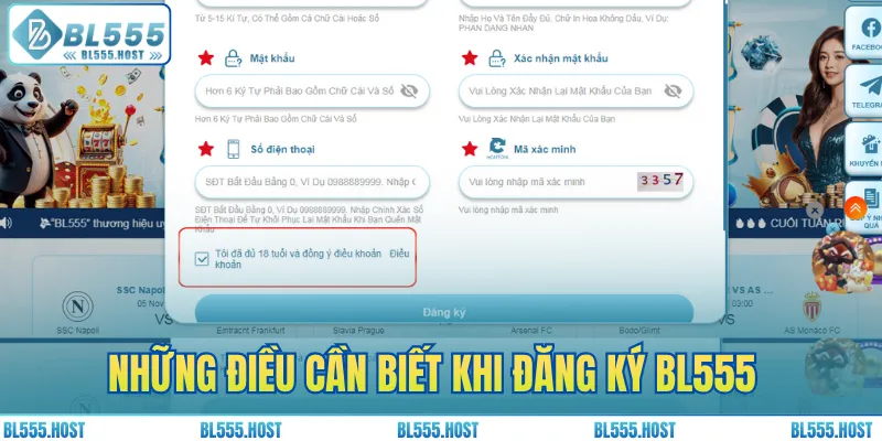 Những điều cần biết khi  đăng ký BL555